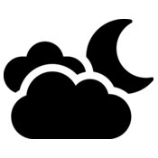 clouds moon