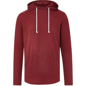 Unisex Miles Slub Hooded Long Sleeve T-Shirt