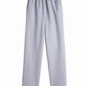 Unisex Powerblend® Open-Bottom Sweatpants with Pockets