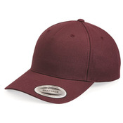 Premium Five-Panel Curved Bill Snapback Cap