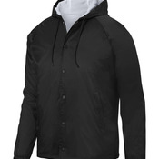 Unisex Hooded Coach's Jacket